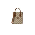 Mini tote bag with Interlocking G