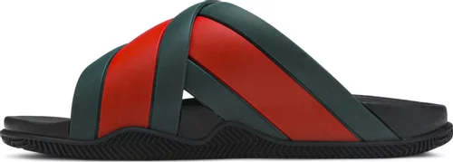 0b66d3ca1d8c765c1bb65c81888600fd Gucci Rubber Slide 'Green Red' - Image 1