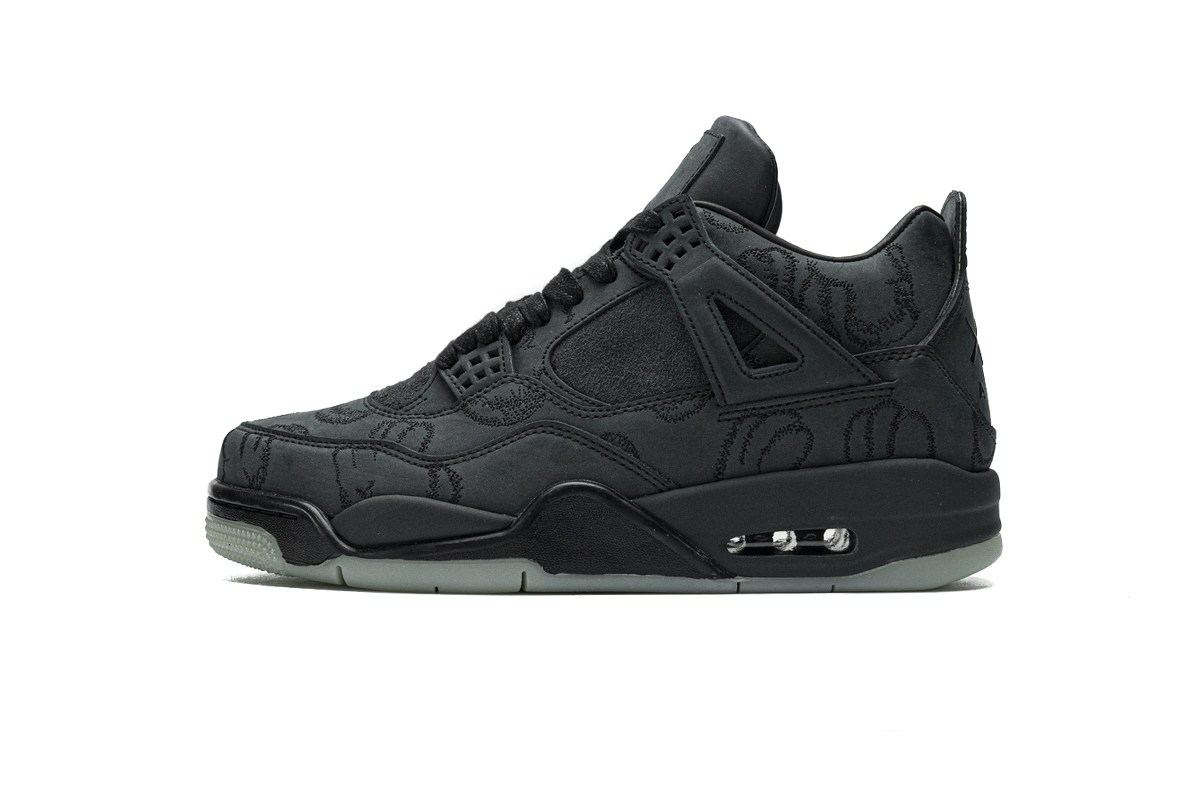 1320dd3d4b0fe0d7e4f341b66c8bbe7e Air Jordan 4 Retro Kaws Black 930155-001 - Image 1
