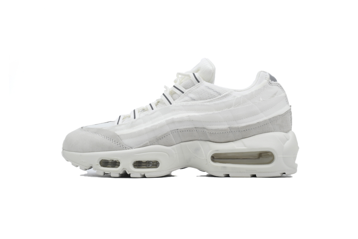 26c88467e246b399149d3fc55b2b5e57 Nike Air Max 95 Comme des Garcons White CU8406-100 - Image 1