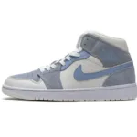 Air Jordan 1 Mid Mixed Textures Blue DA4666-100