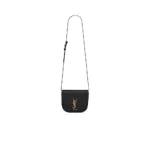 KAIA SMALL SATCHEL IN SHINY CROCODILE-EMBOSSED LEATHER