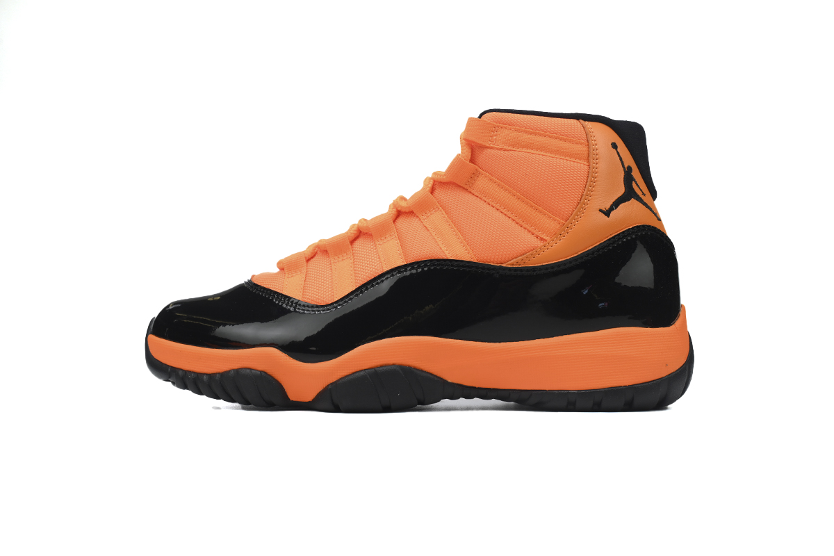 8f7192f1fb0d92657a8853fffead2e76 Air Jordan 11 Retro "Black Orange” CT8012-800 - Image 1