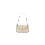 PUFFER SMALL CHAIN BAG IN QUILTED LAMBSKIN