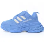 Adidas x Balenciaga Triple S Blue And White Bars