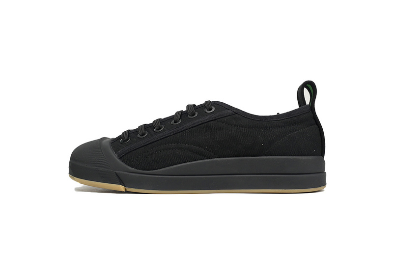 c89d1aa99ae4ef75b4f965230d738437 Bottega Veneta Vulcan Sneaker Black - Image 1
