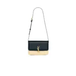 SOLFERINO MEDIUM SATCHEL IN BOX SAINT LAURENT LEATHER