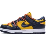 Nike Dunk Low Off-White University Gold Midnight Navy CT0856-700