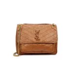 SAINT LAURENT NIKI MEDIUM IN CRINKLED VINTAGE LEATHER