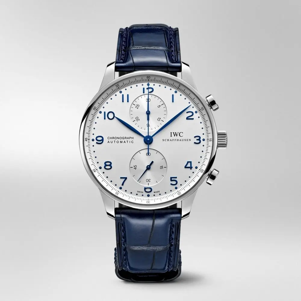 dfdd00bbcd24d249a9b40be12d612df2 IWC Portugieser IW371446 watch (Portuguese blue needle) - Image 1
