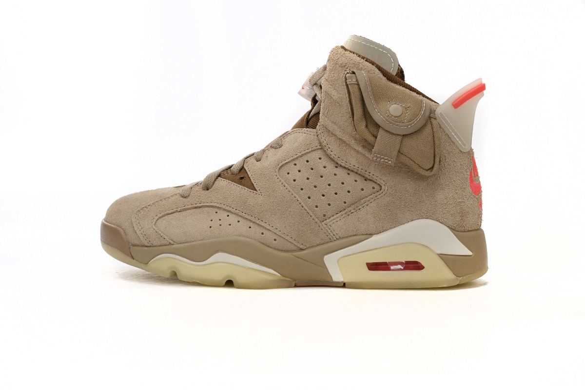 f1999702c095b29c0ab4926db360776a Air Jordan 6 Retro Travis Scott British Khaki DH0690-200 - Image 1