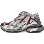 Balenciaga Runner White Wine Red